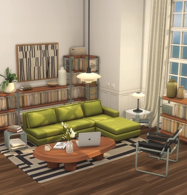 Скриншот мода Набор мебели (гостиная и кухня) David's Apartment